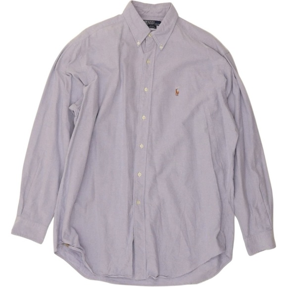 Polo Ralph Lauren Other - 𝐕𝐓𝐆 𝟗𝟎'𝐒 𝐑𝐀𝐋𝐏𝐇 𝐋𝐀𝐔𝐑𝐄𝐍 𝐋𝐈𝐋𝐀𝐂 𝐁𝐋𝐀𝐊𝐄 𝐂𝐎𝐓𝐓𝐎𝐍 𝐒𝐇𝐈𝐑𝐓